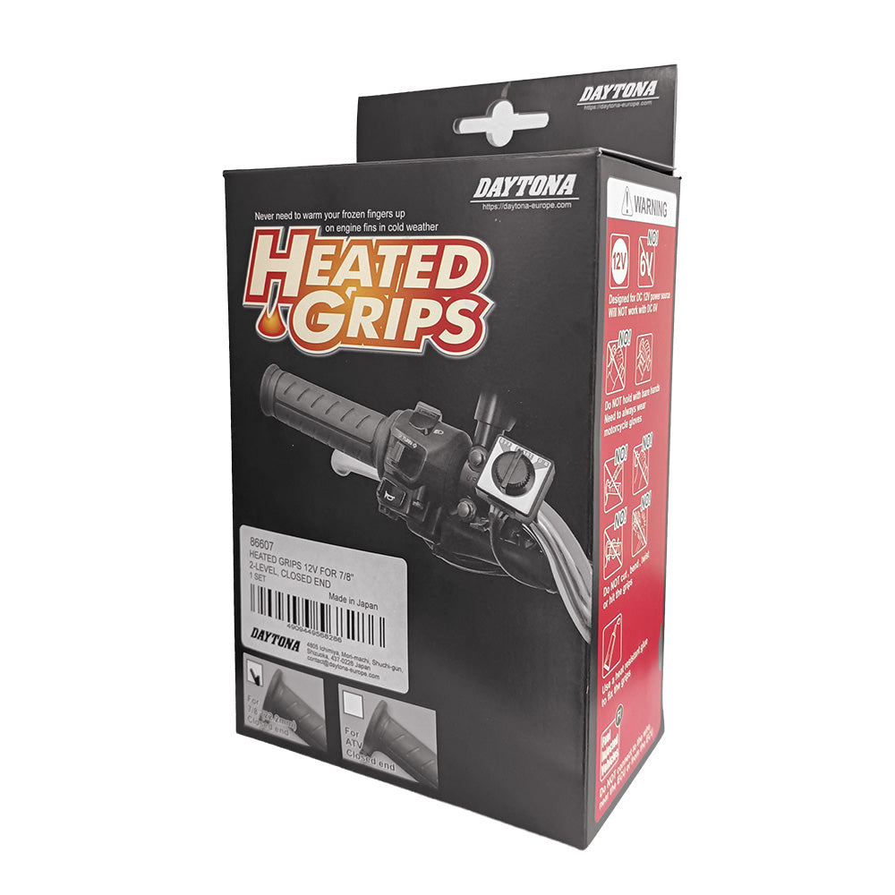 86607 Daytona Road Heated Grips - 2 Level - Closed End