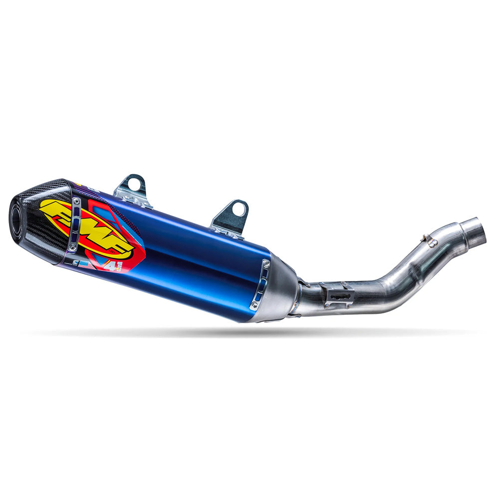 FMF - FACTORY 4.1 RCT TITANIUM ANODIZED (Slip-On) with CARBON End Cap