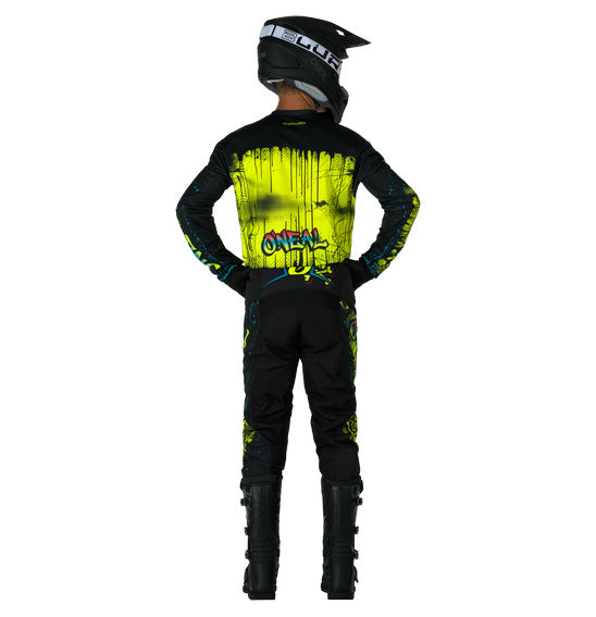 O'Neal Youth ELEMENT Rancid Pant - Black/Neon