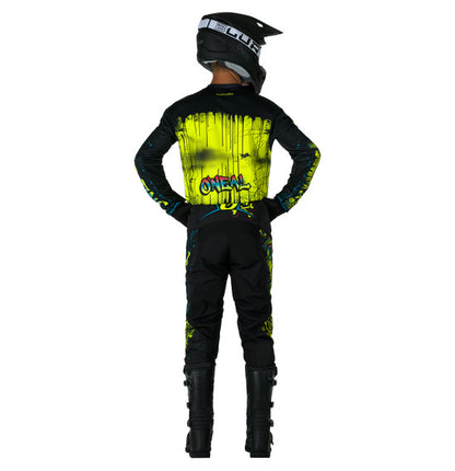 O'Neal 2026 Youth ELEMENT Rancid Pant - Black/Neon