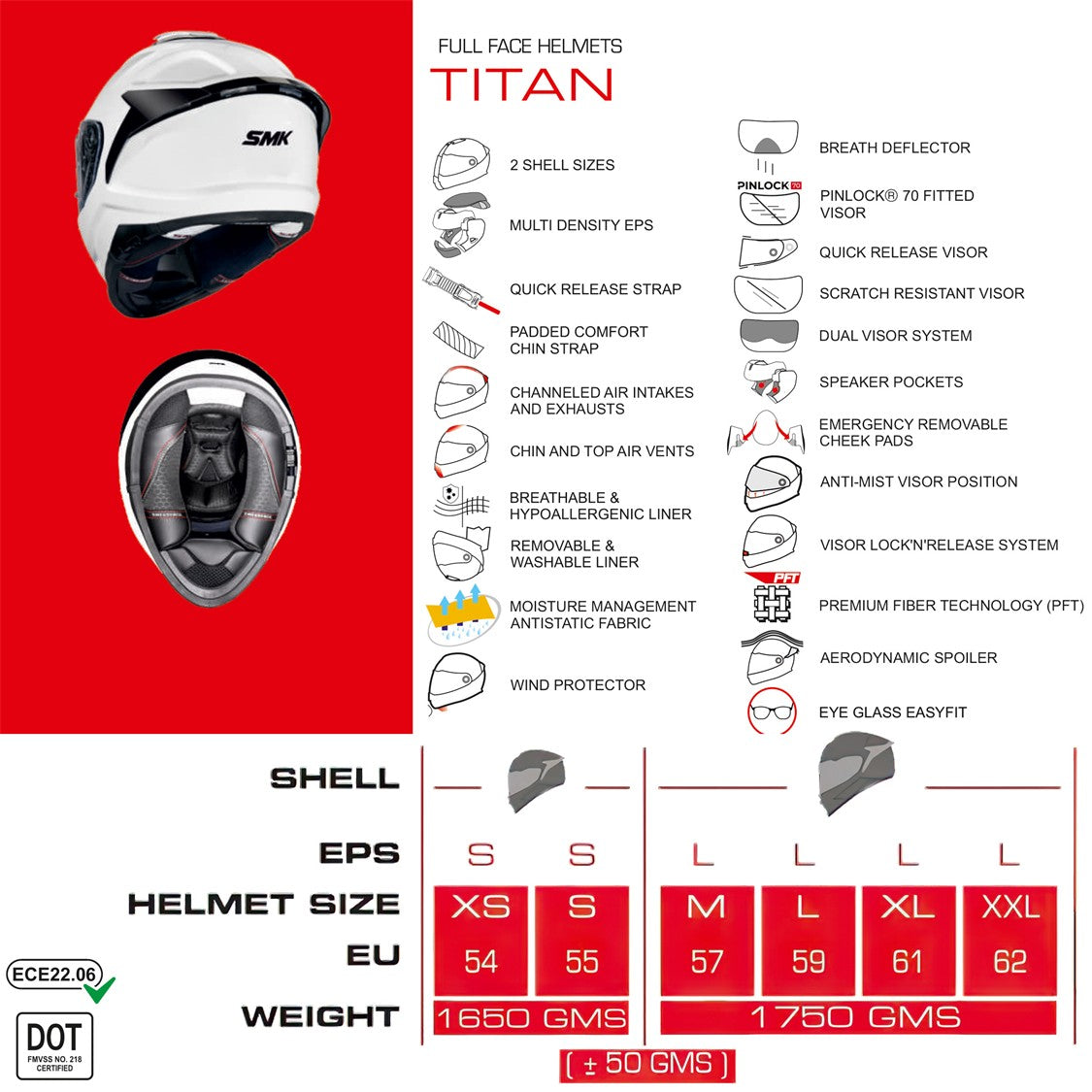 SMK TITAN SOLID TECHNICAL-FEATURES
