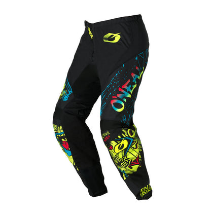 O'Neal Youth ELEMENT Rancid Pant - Black/Neon