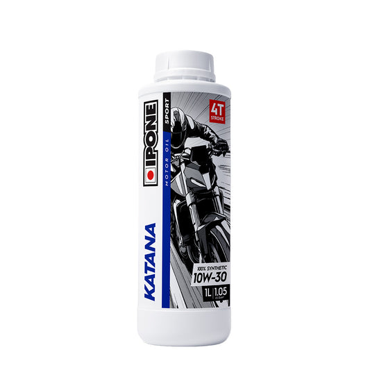 IPONE Katana - 100% Synthetic 4T Oil - 10W-30 1L