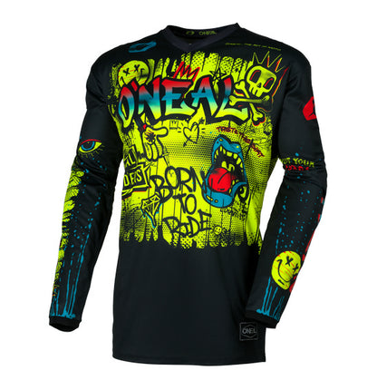 O'Neal Youth ELEMENT Rancid Jersey - Black/Neon
