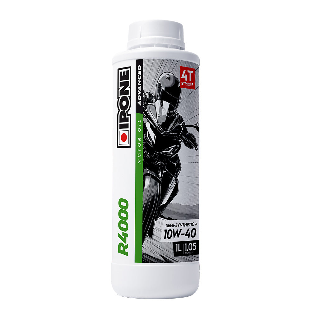 IPONE R4000 -  Semi Synthetic+ 4T Oil - 10W-40 1L
