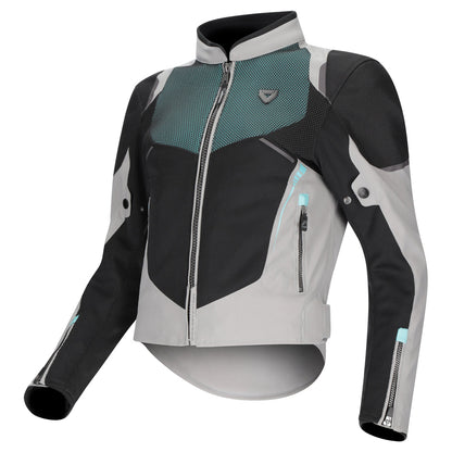 Dririder Air-Ride Pro Womens Jacket Grey Black Teal