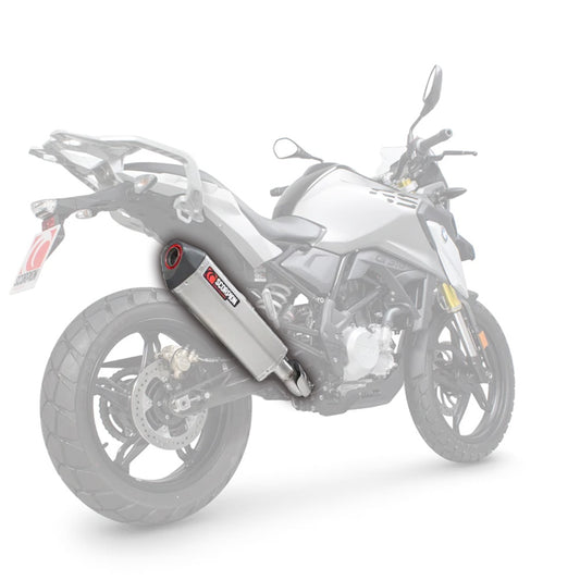 Serket Parallel Full System Titanium Scorpion, Fits BMW G310 R / G310 GS 16-24