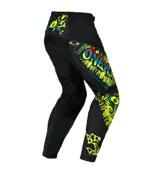 O'Neal Youth ELEMENT Rancid Pant - Black/Neon