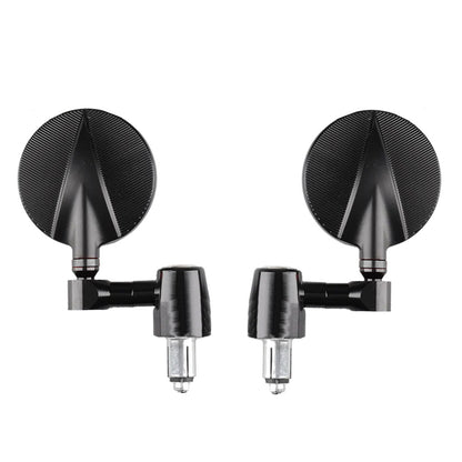 Revolution Bar End Mirrors Tarmac Alloy - Pair