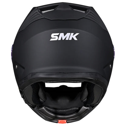 SMK Gullwing System Helmet - Matte Black