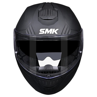 SMK Gullwing System Helmet - Matte Black
