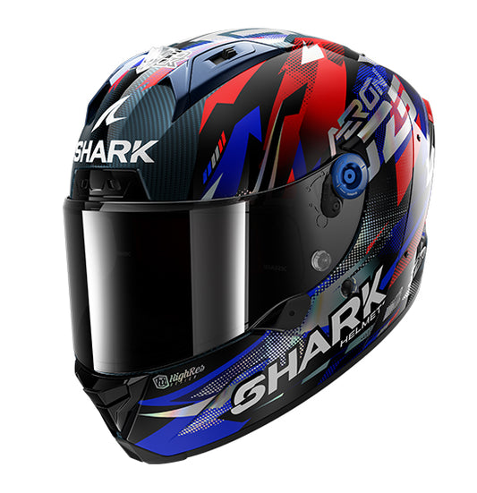 Shark AERON Zarco GP de France - Carbon Blu