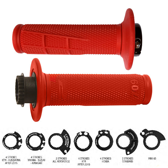 Progrip MX Lock On Grip System PG709 - Red
