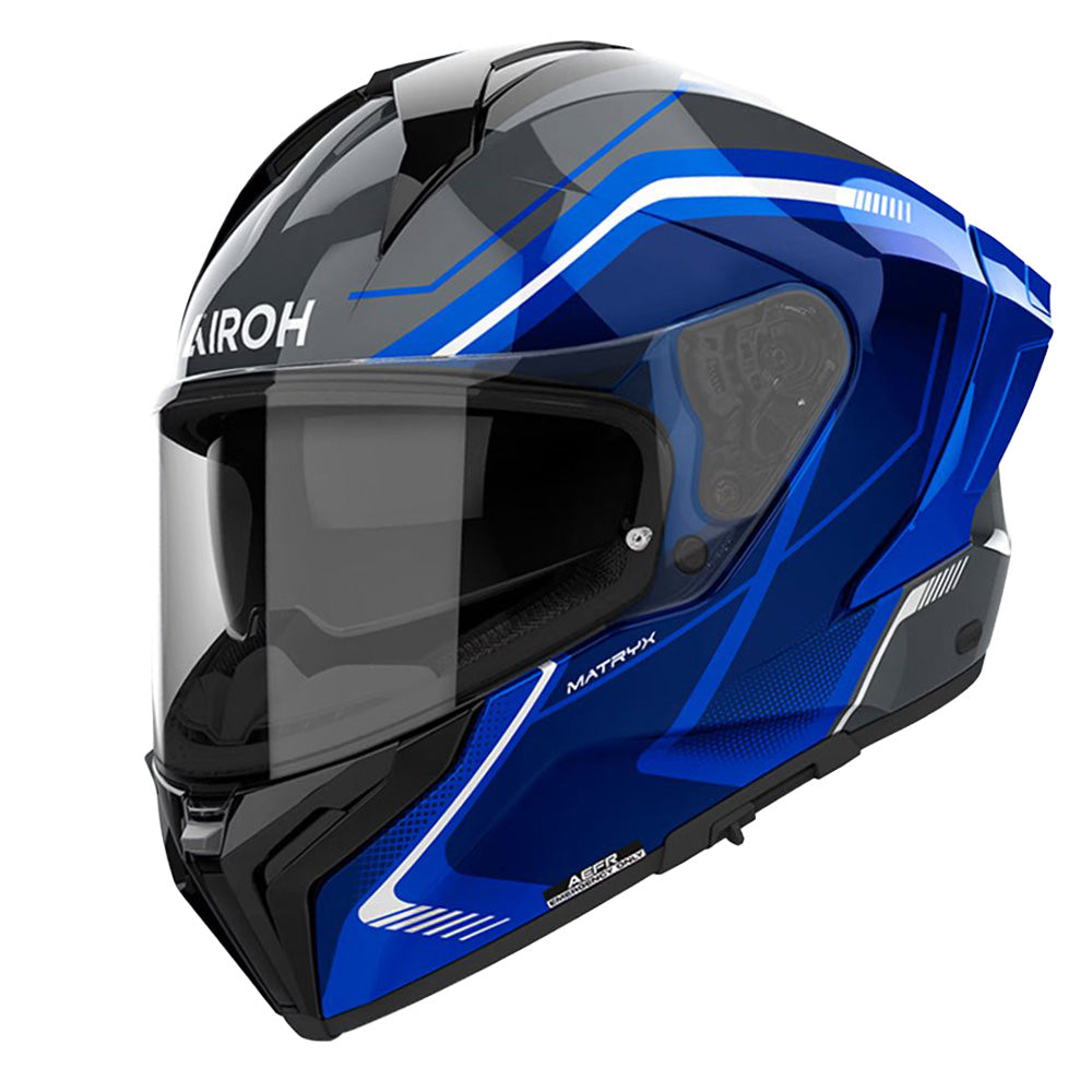 AIROH Matryx Wide - Blue Gloss