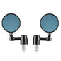 Revolution Bar End Mirrors Tarmac Alloy - Pair