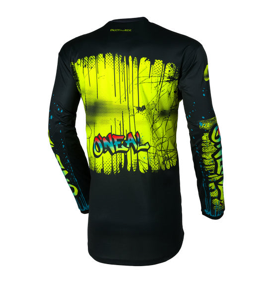 O'Neal Youth ELEMENT Rancid Jersey - Black/Neon