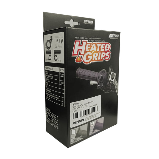 86608 Daytona ATV Heated Grips - 2 Level - Closed End
